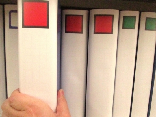 書類をまとめるファイル