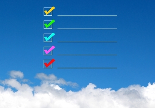 チェックリストの図